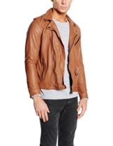 JACK & JONES Herren Lederjacke JJORLEATHER 4