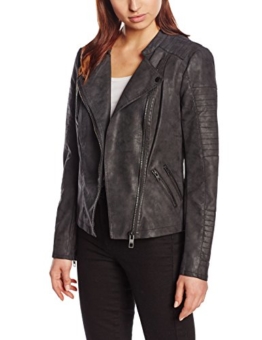 ONLY Damen Lederjacke Onlava Pu Biker Otw Noos