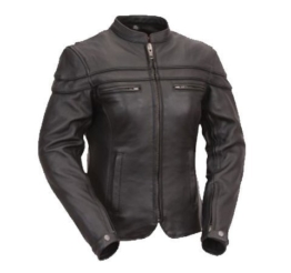 Australian Bikers Gear – Sturgis Tour – Damen Motorrad-Lederjacke – Protektoren – 42 (XL)