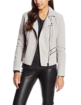 ONLY Damen Jacke Onljustine Suede Biker Jacket Otw