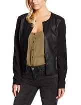 ONLY Damen Lederjacke Blazer Onlhope Kim Pu Mix Jacket Otw Noos