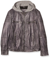 Sheego Damen Jacken Casual Lederjacke