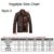 Vogstyle Herrn Kunstlederjacke Stehkragen Biker Jacke Kunst Zipper Lederjacke Khaki 52 Art 3 - 