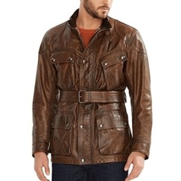 Belstaff Herren Lederjacke panther Cognac 52 - 1