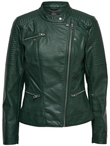 Only Damen Übergangsjacke Bikerjacke Kunstlederjacke Pine Grove M - 