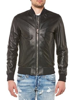 PHILIPP PLEIN Vienna Lederjacke L schwarz - 1