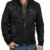 SOLID Ash Herren Lederjacke Echtleder Bikerjacke mit abnehmbarer Sweatkapuze, Größe:3XL, Farbe:Black (9000) - 