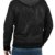 SOLID Ash Herren Lederjacke Echtleder Bikerjacke mit abnehmbarer Sweatkapuze, Größe:3XL, Farbe:Black (9000) - 