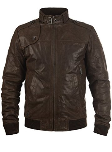 SOLID Dash Lederjacke Mocca, Größen:S - 
