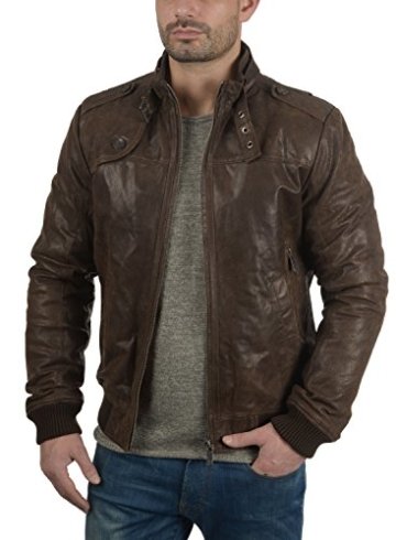 SOLID Dash Lederjacke Mocca, Größen:S - 