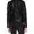 VERO MODA Damen Jacke Vmkerri Short PU Jacket Noos Schwarz (Black Detail:Silver Mink Lining), 34 (Herstellergröße: XS) - 