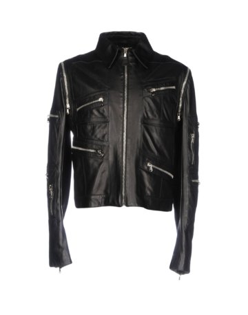 DOLCE & GABBANA Herren Jacke Farbe Schwarz Größe 6