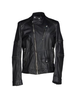 JUST CAVALLI Herren Jacke Farbe Schwarz Größe 5